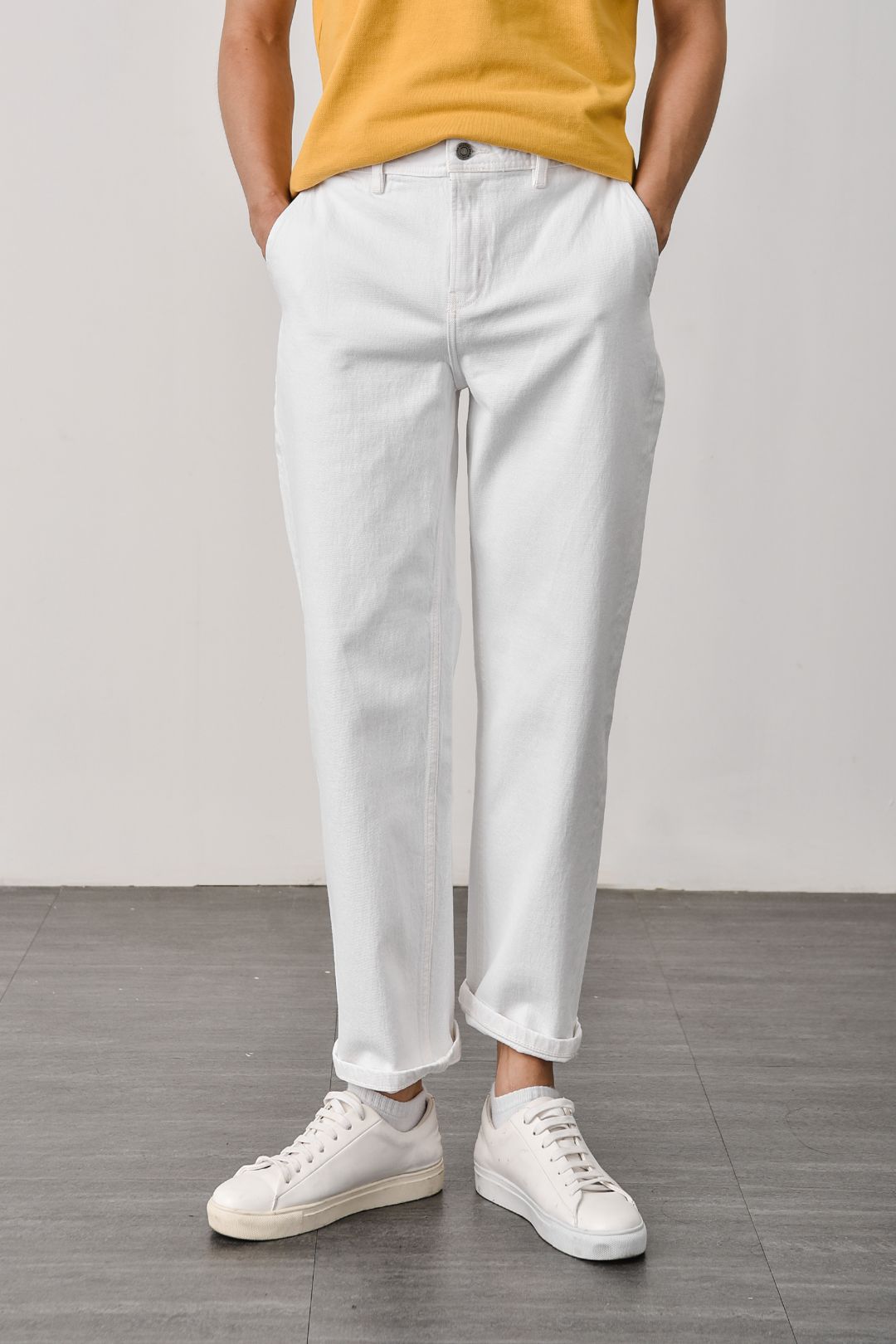 Men Straight Cropped Jeans TEN11